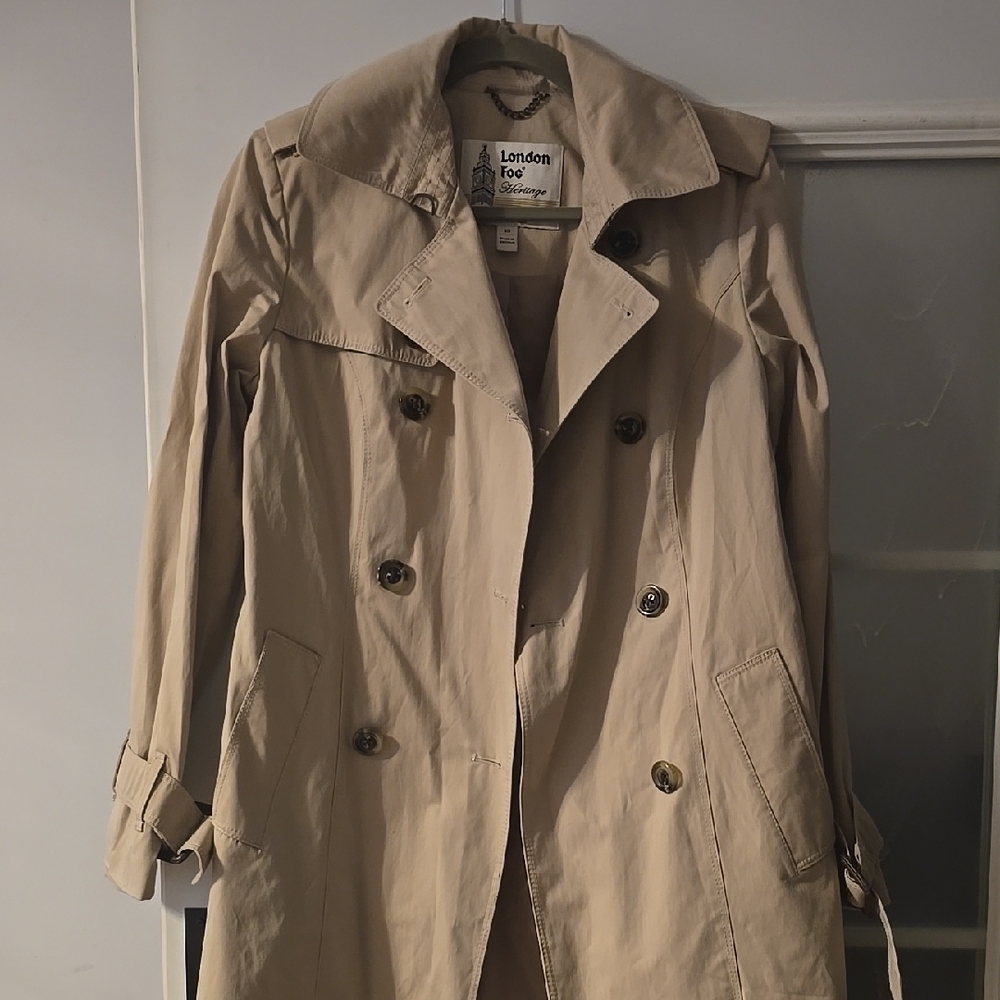 London Fog Tan Trench Coat